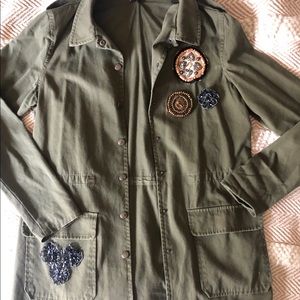Embellished Utility Jacket